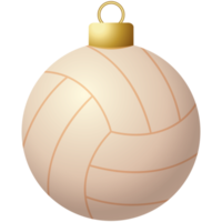 voleibol deporte navidad bola chuchería aislado png