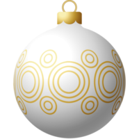 boule de noel dorée boule de luxe suspendue png