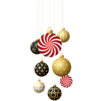 boule de noel bonbon png