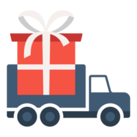 livraison de coffret cadeau de noel png