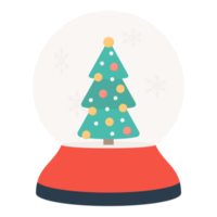 ícone de bola de globo de neve de natal png