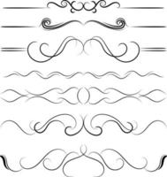 Dividing Line Border Design vector