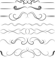 Dividing Line Border Design vector