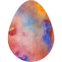 Aquarell Osterei. ovale form, hintergrund, textur. transparente PNG-Cliparts png