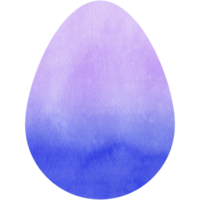 vattenfärg påsk ägg. oval form, bakgrund, textur. transparent png ClipArt