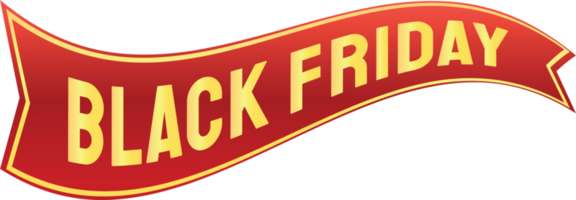 Black Friday label for promotion or sale concept png