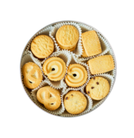 butter cookies in a tin box