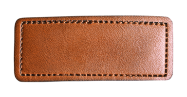 blank leather tag png