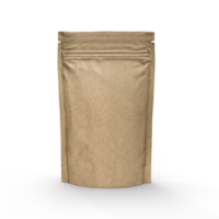 paper snack coffee pouch mockup png