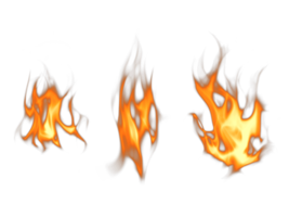 Illustration of burning fire flame png