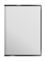 Blank white DVD case png