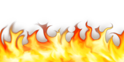 Illustration of burning fire flame png