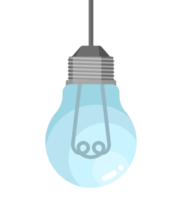 Light bulbs illustration. Creative idea png