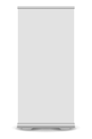 banner de enrolar branco em branco png