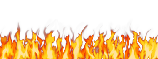 Illustration of burning fire flame png