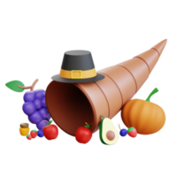 3D Thanksgiving Icon Illustration png