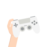 gamer hand holding joystick game controller pad png