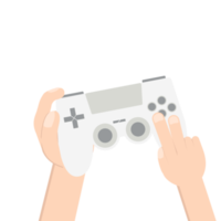 gamer mano sujetando joystick game controller pad png