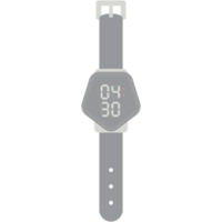 Digitaluhr Armbanduhr schwarzes Kautschukband png