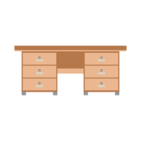 equipamento de móveis de mesa de escritório de mesa png