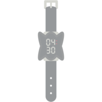 Digitaluhr Armbanduhr schwarzes Kautschukband png