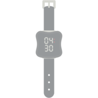 Digitaluhr Armbanduhr schwarzes Kautschukband png