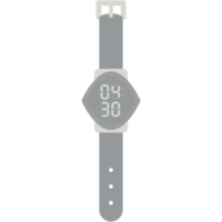 Digitaluhr Armbanduhr schwarzes Kautschukband png