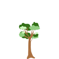 Baum flache universelle Landschaftssammlung png