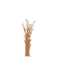 albero piatto universale scenario collezione impostato png