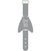 Digitaluhr Armbanduhr schwarzes Kautschukband png