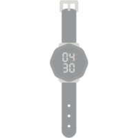 Digitaluhr Armbanduhr schwarzes Kautschukband png