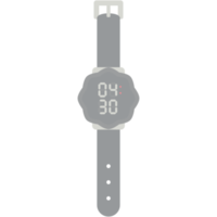 reloj digital reloj de pulsera correa de caucho negro png