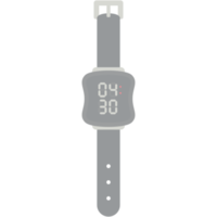 Digitaluhr Armbanduhr schwarzes Kautschukband png