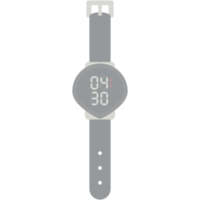 Digitaluhr Armbanduhr schwarzes Kautschukband png