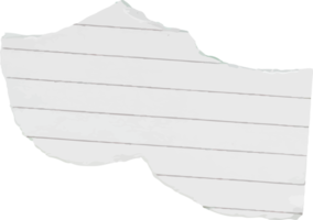 fundo de papel de nota rasgado para design de elementos png