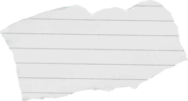 fundo de papel de nota rasgado para design de elementos png