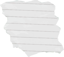 fundo de papel de nota rasgado para design de elementos png