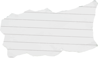 fundo de papel de nota rasgado para design de elementos png