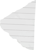 fundo de papel de nota rasgado para design de elementos png