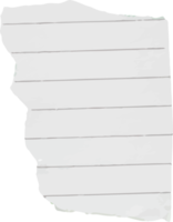 fundo de papel de nota rasgado para design de elementos png