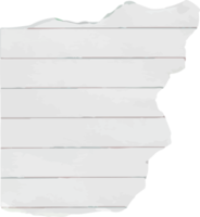 fundo de papel de nota rasgado para design de elementos png