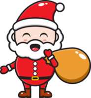 Natale Santa Claus ornamento cartone animato illustrazione png