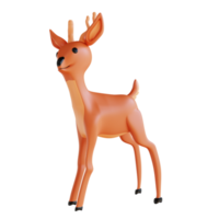 3d illustration deer png