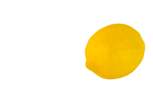 gul frukt, hela citron, png, transparent bakgrund. png