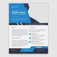 Corporate business flyer template design, business flyer design, cover template vector