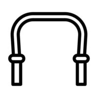 Jumping Rope Icon Design vector