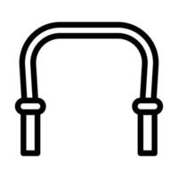 Jumping Rope Icon Design vector