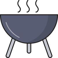 cauldron vector illustration on a background.Premium quality symbols.vector icons for concept and graphic design.