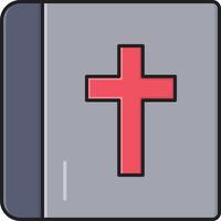 ilustración de vector de biblia en un fondo. símbolos de calidad premium. iconos vectoriales para concepto y diseño gráfico.