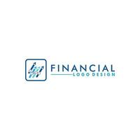 inspiración de diseño de vectores de logotipo de asesores financieros, icono de logotipo de finanzas, planificación financiera